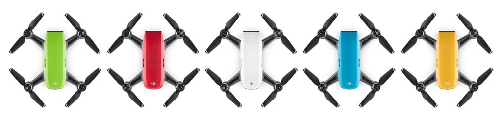 DJI Spark Quadcopter Drone Review Color Selection