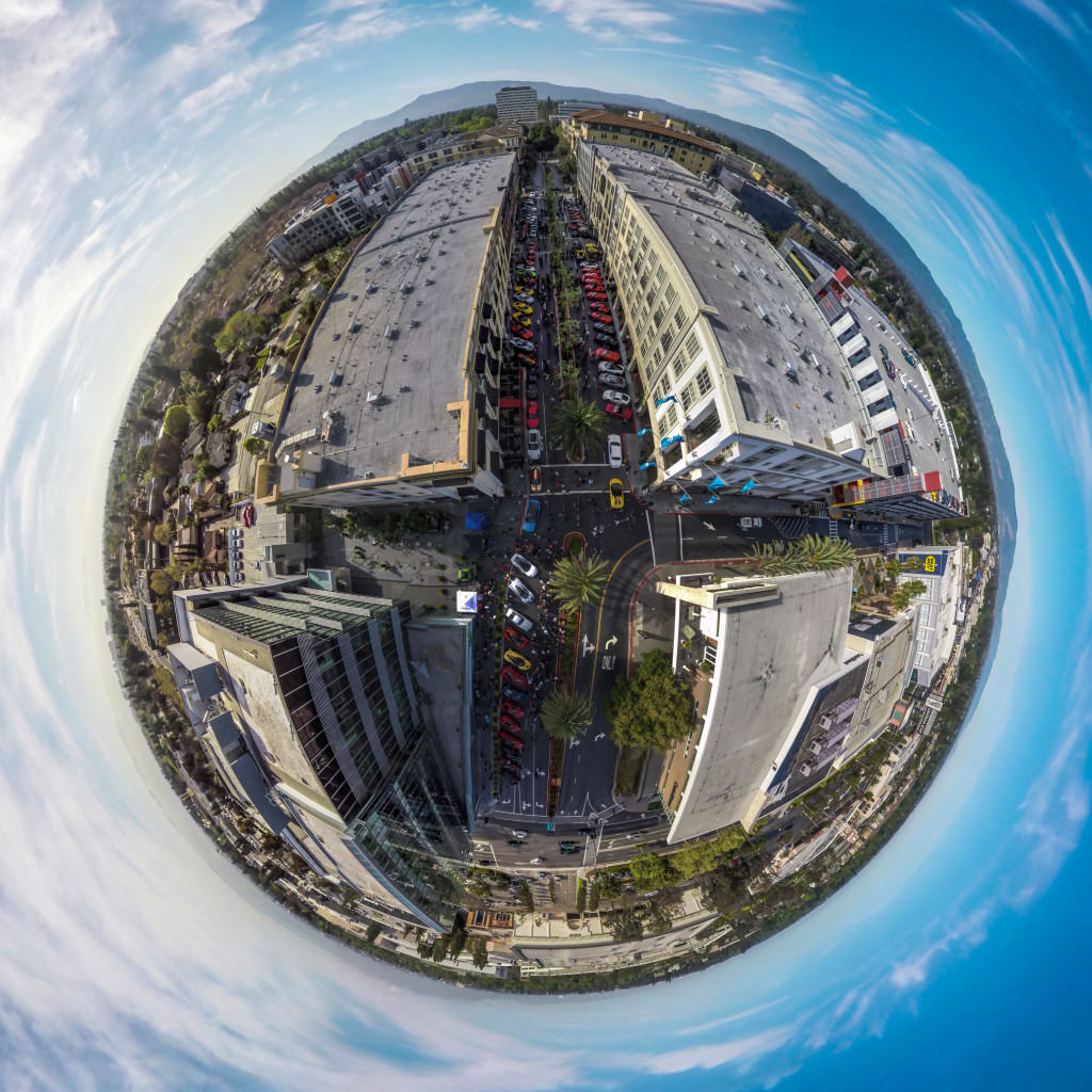 Drone 180 Degree Spherical Panorama